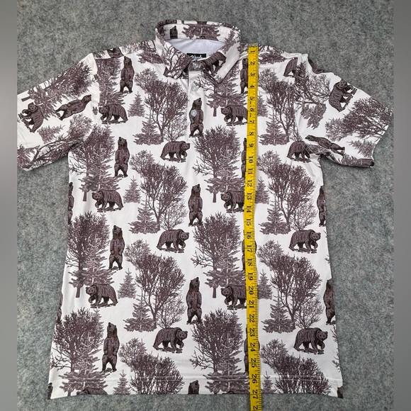 Waggle | Men's Grizz Polo | Men’s Size Medium - Picture 8 of 8
